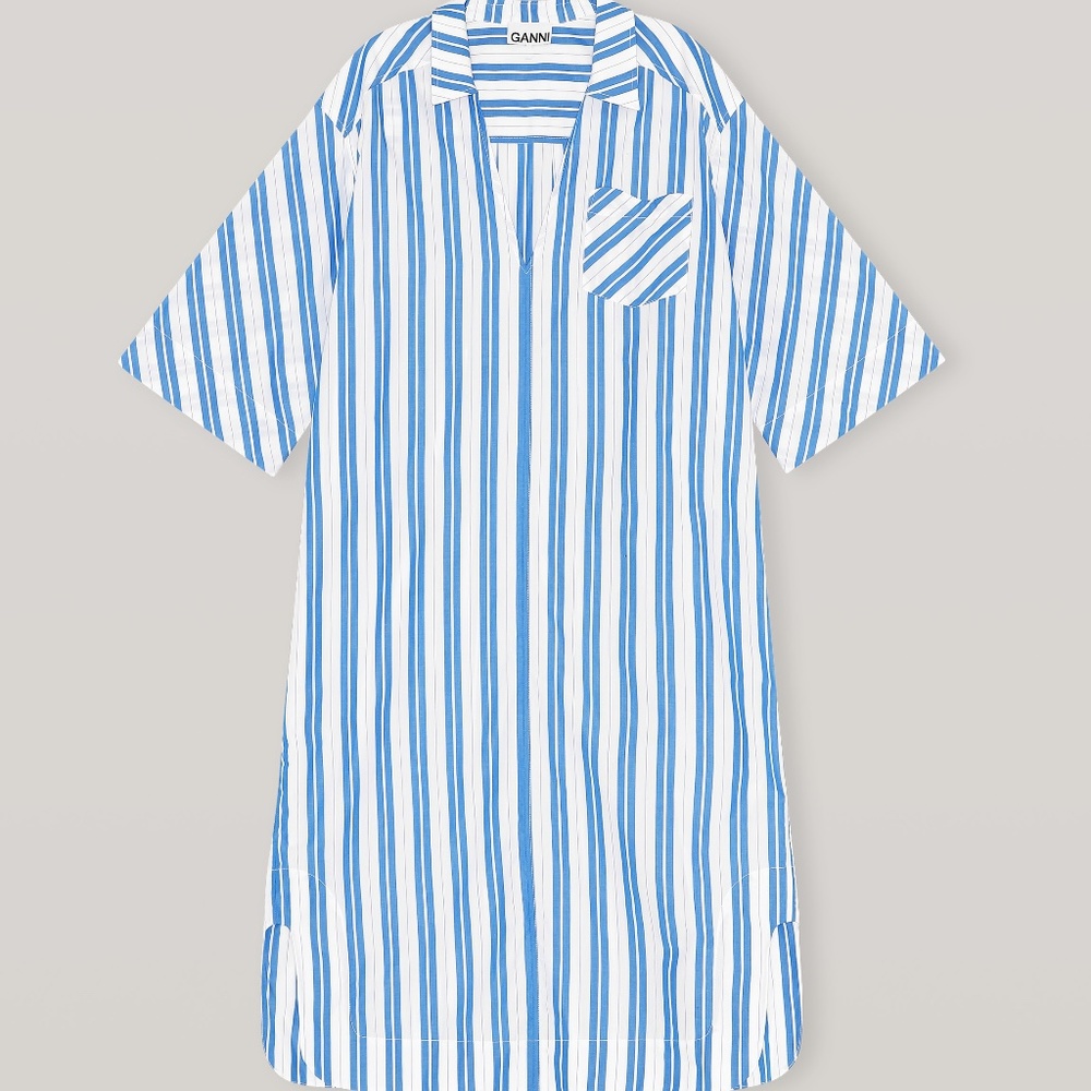 Stripe Cotton Oversized Dress - Daphne